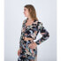 ფოტო #3 პროდუქტის HURLEY Wispy Leaves Front Long Sleeve Blouse