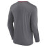 NBA Cleveland Cavaliers Men's Long Sleeve Gray Pick and Roll Poly Performance