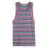 ფოტო #1 პროდუქტის SCOTCH & SODA Textured Racer sleeveless T-shirt