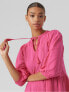Dámské šaty VMPRETTY Regular Fit 10279712 Pink Yarrow