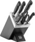 Фото #2 товара ZWILLING Nottingham Self-Sharpening Knife Block, 7-Piece Wooden Block & Cutlery Set, 68-Piece Set, for 12 People, 18/10 Stainless Steel/High Quality Blade Steel, Polished, Nottingham