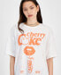 ფოტო #3 პროდუქტის Juniors' Cherry Coke Graphic T-Shirt