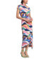 Фото #4 товара Платье средней длины Donna Morgan с принтом