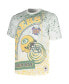 Men's White Green Bay Packers Big and Tall Allover Print T-shirt