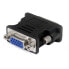 Фото #5 товара DVI to VGA Cable Adapter - Black - M/F - DVI-I - VGA - Black