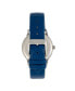 ფოტო #3 პროდუქტის Women San Diego Leather Watch - Blue, 36mm