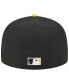 Фото #5 товара Men's Black, Gold Los Angeles Dodgers 59FIFTY Fitted Hat