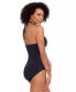 Lauren Ralph Lauren Beach Club Solid High Neck One-Piece Swimsuit Black 14