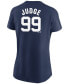 Фото #2 товара New York Yankees Women's Aaron Judge Name and Number Player T-Shirt