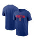 Men's Royal Chicago Cubs Team T-shirt