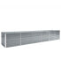 Фото #1 товара Garden Raised Bed Galvanized Steel 189"x31.5"x30.3" Gray