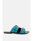 ფოტო #2 პროდუქტის KELLY Womens Flat Sandal with Buckle Straps