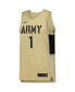 Men's #1 Gold Army Black Knights Team Replica Basketball Jersey