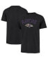 ფოტო #1 პროდუქტის Men's Black Baltimore Ravens All Arch Franklin T-shirt