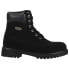 Фото #1 товара Lugz Convoy 6 Inch Round Toe Lace Up Womens Black Casual Boots WCNYD-001