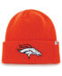 Фото #1 товара Men's Orange Denver Broncos Secondary Basic Cuffed Knit Hat
