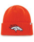 ფოტო #1 პროდუქტის Men's Orange Denver Broncos Secondary Basic Cuffed Knit Hat