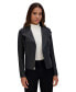 Фото #5 товара Women's Felix Asymmetrical Moto Jacket With Wing Collar