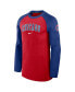 Men's Red Chicago Cubs Authentic Collection Game Time Raglan Performance Long Sleeve T-Shirt