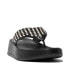 Фото #1 товара Women's F-Mode Woven-Leather Flatform Toe-Post Sandals
