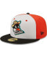 Фото #2 товара Men's White, Black Pajaritos de Norfolk Copa De La Diversion 59FIFTY Fitted Hat