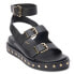 Фото #2 товара Matisse Nina Studded Ankle Strap Womens Black Casual Sandals NINA-001