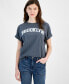 ფოტო #1 პროდუქტის Juniors' Brooklyn Graphic T-Shirt