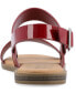 ფოტო #3 პროდუქტის Women's Lavine Double Strap Flat Sandals