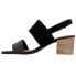 Фото #4 товара TOMS Poppy Block Heels Womens Black Casual Sandals 10013572