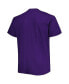Men's Purple Phoenix Suns Big and Tall Heart and Soul T-shirt