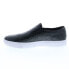 Фото #5 товара Robert Graham Napa RG5555S Mens Black Leather Lifestyle Sneakers Shoes 10