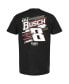 Men's Black Kyle Busch Rebel Bourbon Draft T-shirt