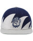 Men's Gray, Navy Georgetown Hoyas Sharktooth Snapback Hat