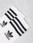 adidas Originals 6 pack crew socks in white with trefoil and 3 stripes