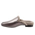 Фото #4 товара Trotters Ginette T2159-043 Womens Gray Wide Leather Mule Sandals Shoes