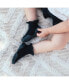Фото #3 товара Baby Girls First Walk Sock Shoes Lace trim - Black