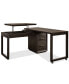 Фото #1 товара Prelude 56" Wood Swivel Lift Top L-shaped Desk