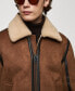 Фото #3 товара Men's Shearling-Lined Jacket