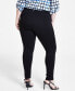 Фото #2 товара Женские брюки Calvin Klein Plus Size Скинни Сжатые