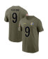 Фото #4 товара Men's Matthew Stafford Olive Los Angeles Rams 2022 Salute To Service Name and Number T-shirt