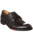 Фото #1 товара Gucci Web Leather Oxford Men's