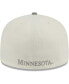 Фото #4 товара Men's Stone, Gray Minnesota Golden Gophers Chrome and Concrete 59FIFTY Fitted Hat