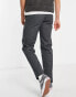 Dickies 873 work trousers in grey slim straight fit - GREY