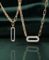 Фото #5 товара Diamond Vertical Link Two-Chain 18" Pendant Necklace (1/6 ct. t.w.) in Gold Vermeil, Created for Macy's