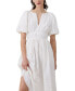 ფოტო #3 პროდუქტის Women's Alora Puff-Sleeve Midi Dress