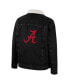 ფოტო #2 პროდუქტის Men's x Wrangler Charcoal Alabama Crimson Tide Western Button-Up Denim Jacket