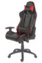 Фото #8 товара LC-Power LC-GC-1 - PC gaming chair - 150 kg - Metal - Plastic - Black - Red - Foam - Black - Red