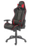 LC-Power LC-GC-1 - PC gaming chair - 150 kg - Metal - Plastic - Black - Red - Foam - Black - Red