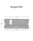 Фото #2 товара Bruges Modern Plastic Rectangular Planter with Saucer, 10in