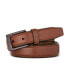 ფოტო #3 პროდუქტის Men's Single Prong Buckle Leather Belt
